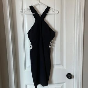 Black dress with bling sides size 11